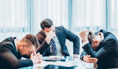 Schlechte Stimmung im Büro