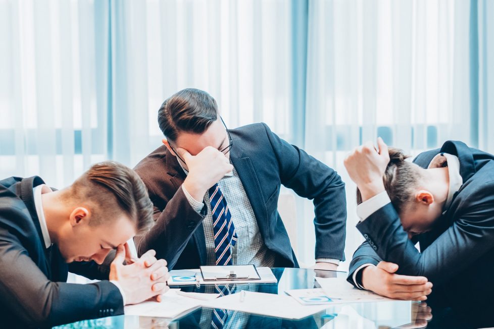 Schlechte Stimmung im Büro