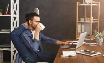 Entspannt im Büro