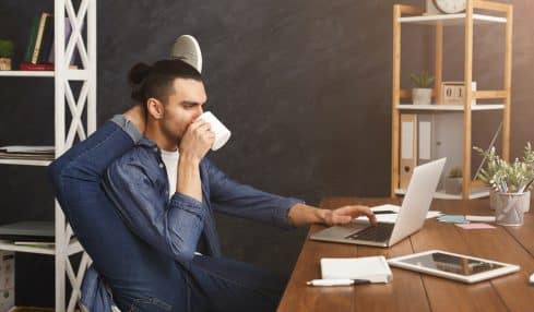 Entspannt im Büro